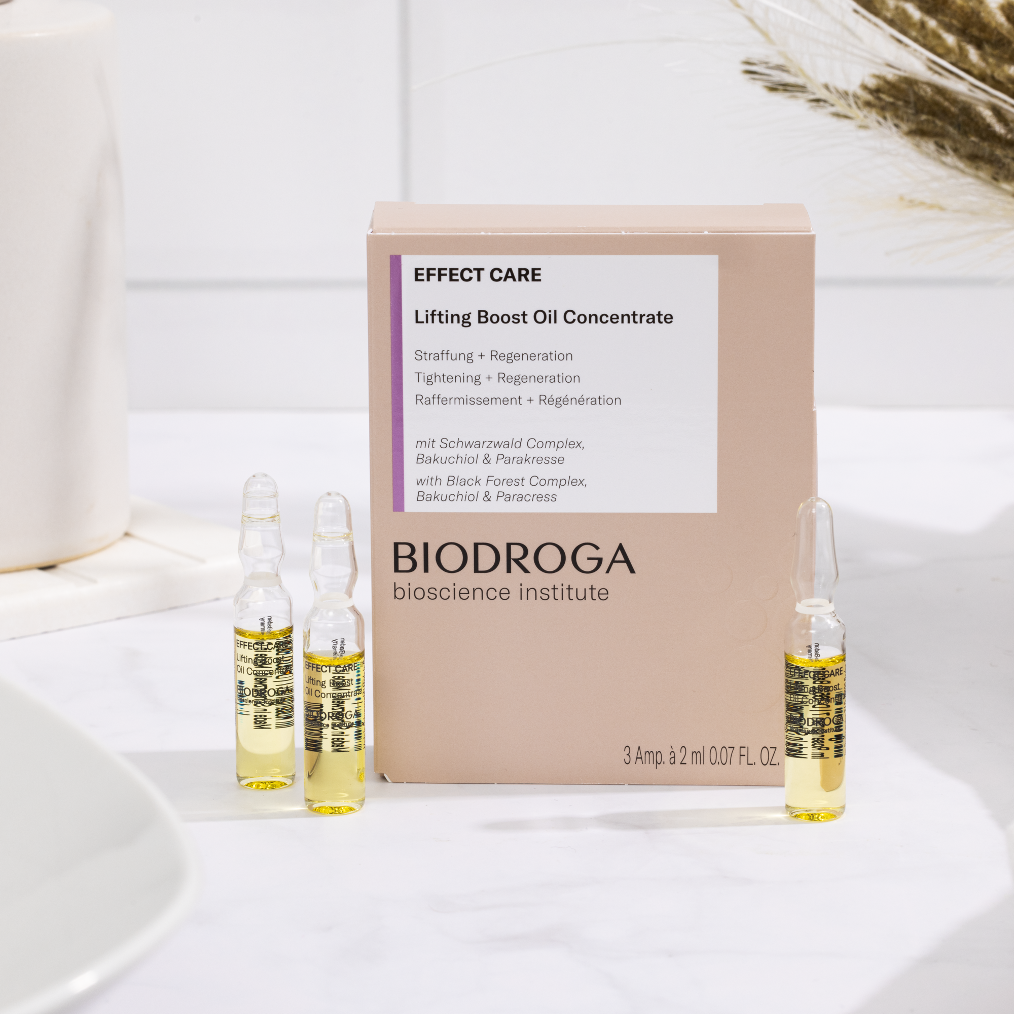 EFFECT CARE Lifting Boost Oil Concentrate Serum 3x2ml - BIODROGA - True Beauty Skin & Body Care - BIODROGA Australia