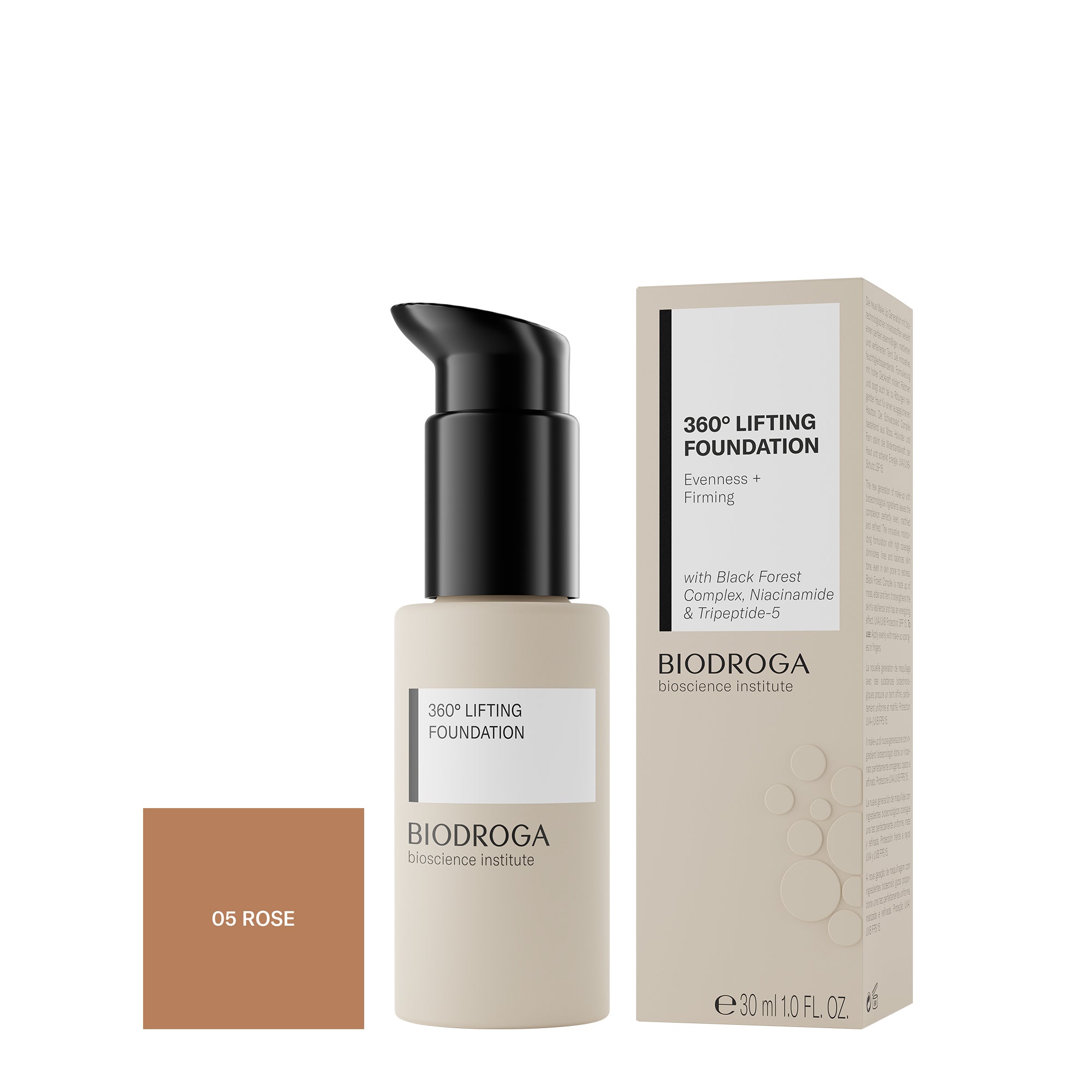 360° Foundation SPF15 - Rose - BIODROGA - True Beauty Skin & Body Care - BIODROGA Australia