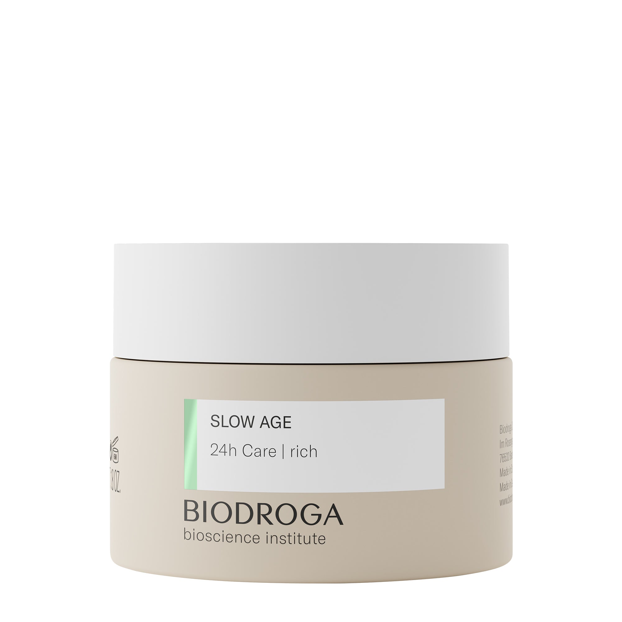 SLOW AGE 24h Care Moisturiser - Rich – BIODROGA Australia