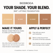 360° Foundation SPF15 - Honey