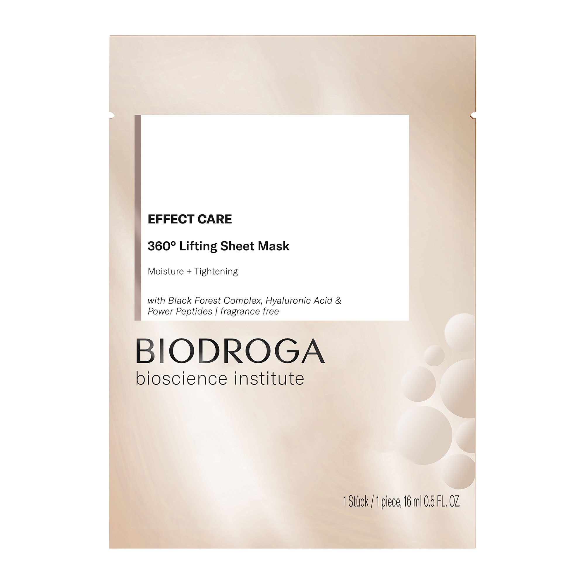 EFFECT CARE 360° Lifting Sheet Mask - BIODROGA - True Beauty Skin & Body Care - BIODROGA Australia